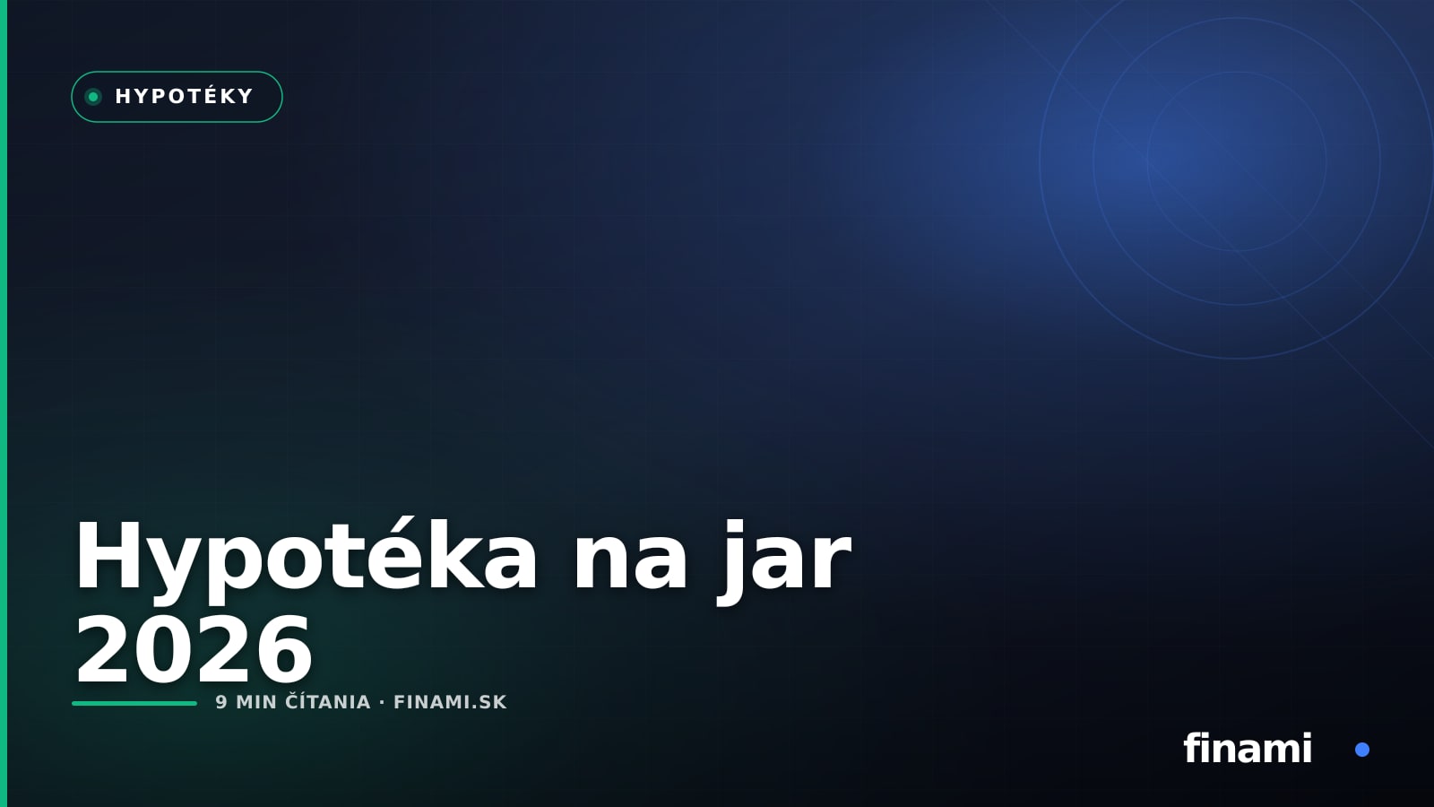 Hypotekárne sadzby v júni 2026: Čo je dôležité vedieť